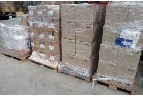 PARTIJ ANSELL wegwerphandschoenen. 4 VOLLE PALLETS